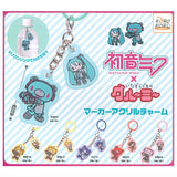 Hatsune Miku (Piapro Characters) x Gloomy Marker Acrylic Charm [All 6 type set (Full Complete)]