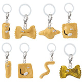 PASTA Mejirushi Accessory design by Choibusu Keychain [All 8 type set(Full Complete)]