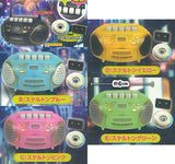 Record playback! retro mini CD player mascot Skeleton Color [All 5 type set (Full Complete)]