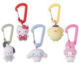 Sanrio Characters Colorful Carabiner Mascot Charm [All 5 type set (Full Complete)]