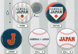 Samurai Japan Can Badge Collection [All 5 type set(Full Complete)]