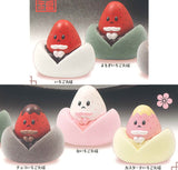 Potsunto Ichigodaifuku mascot figure [All 5 type set(Full Complete)]