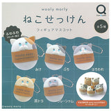 wooly morly Cat Soap Figure Mascot [All 5 type set(Full Complete)]