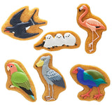 Art Unib Technicolour Bird icing cookie figure magnet Part.2 [All 6 type set(Full Complete)]