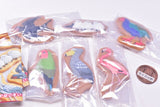 Art Unib Technicolour Bird icing cookie figure magnet Part.2 [All 6 type set(Full Complete)]