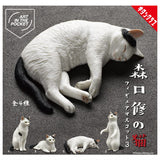 ART IN THE POCKET Osamu Moriguchi Cat Figure mascot Figure Mascot 3 [All 4 type set(Full Complete)]