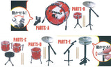Miniature Drum Mascot Element [All 5 type set(Full Complete)]