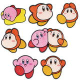 KIRBY play with WADDLE DEE! Lame Pin Badge Collection [All 7 type set(Full Complete)]