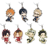 Deformed Rubber! Haikyu!! Mejirushi Gacha Mascot [All 7 type set(Full Complete)]