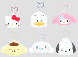 Sanrio Characters Minimini Rug Mat Style Keychain [All 6 type set(Full Complete)]