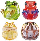 Manmaru frog Clear Mejirsuhi Gacha Mascot [All 4 type set(Full Complete)]