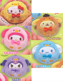 Sanrio Characters narashite pippi! Oto ga naru mascot plush toy fuwafuwa chick design [All 5 type set(Full Complete)]