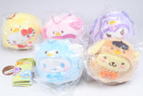 Sanrio Characters narashite pippi! Oto ga naru mascot plush toy fuwafuwa chick design [All 5 type set(Full Complete)]