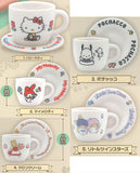 Sanrio Characters Miniature Ceramic Cup & Saucer [All 5 type set(Full Complete)]