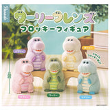 Waally Friends Flocky Figure [All 5 type set(Full Complete)]