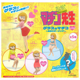 Maitchingu Machiko Sensei Glass Machiko Figure [All 5 type set(Full Complete)]