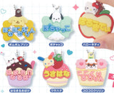 Sanrio Characters Fairy Tale Workshop Name Holder Miniature Rubber Mascot Part.2 [All 6 type set(Full Complete)]
