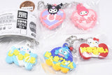 Sanrio Characters Fairy Tale Workshop Name Holder Miniature Rubber Mascot [All 5 type set(Full Complete)]