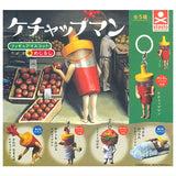 Ketchup Man Figure Mascot + Mejirushi [All 5 type set(Full Complete)]