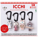 ICCHI Fasion Carabiner Mascot Charm [All 4 type set(Full Complete)]