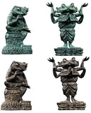 ART IN GASHAPON Frog Mirokubosatsu Statue and Ashura Statue [All 4 type set(Full Complete)]