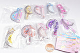 Sanrio Characters Heisei Retro Mini Ruler & Protractor Keychain [All 10 type set (Full Complete)]