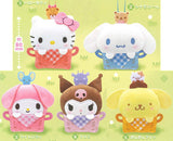 Sanrio Characters Basket Okurumi  Mascot [All 5 type set (Full Complete)]