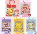 Sanrio Characters Fuwafuwa Cookie-Style Can badge with PVC Clear Case [All 5 type set (Full Complete)]