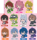 Colorful Peach Petattonejimaki Rubber Keychain [All 11 type set(Full Complete)]