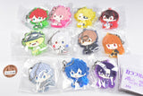 Colorful Peach Petattonejimaki Rubber Keychain [All 11 type set(Full Complete)]