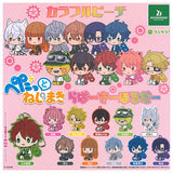 Colorful Peach Petattonejimaki Rubber Keychain [All 11 type set(Full Complete)]