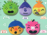 Konnako irukana face stuffed mascot [All 5 type set(Full Complete)]