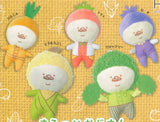 Marutto Ojisan Tenohira Plush Toy Vegetable Ver. [All 5 type set(Full Complete)]