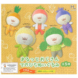 Marutto Ojisan Tenohira Plush Toy Vegetable Ver. [All 5 type set(Full Complete)]