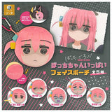 Bocchi the Rock! Bocchichan Ippai Face Pouch [All 5 type set(Full Complete)]