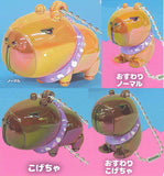 100 yen Goraku Goracapy Figure Ball Chain Pearl Ver. [All 4 type set(Full Complete)]