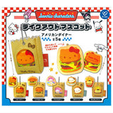 Sanrio Characters Takeout Mascot American Diner [All 5 type set(Full Complete)]