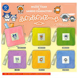 MUZIK TIGER x Sanrio Characters Fuwafuwa Pouch [All 6 type set (Full Complete)]
