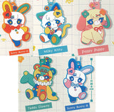 Sunny Tails Rubber Mascot [All 5 type set (Full Complete)]