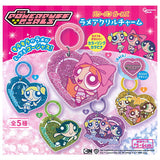 Powerpuff girls Glitter Acrylic Charm [All 5 type set (Full Complete)]