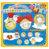 Sanrio Characters Medal-Style Metal Charm [All 10 type set (Full Complete)]