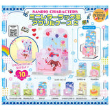 Sanrio Characters Mini Letter Rack Style Acrylic Case Part.2 [All 10 type set (Full Complete)]