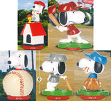 Shaky! Peanuts Bubble Head Doll Part 4 Baseball [All 5 type set (Full Complete)]