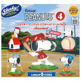 Shaky! Peanuts Bubble Head Doll Part 4 Baseball [All 5 type set (Full Complete)]