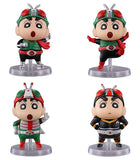 Crayon Shin-chan x Kamen Rider Collaboration Figure Collection [All 4 type set (Full Complete)]
