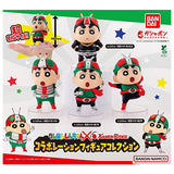 Crayon Shin-chan x Kamen Rider Collaboration Figure Collection [All 4 type set (Full Complete)]
