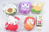 Sanrio Characters Vegetable Okurumi Mascot [All 5 type set (Full Complete)]