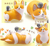 Kogimaruke Mascot Figure Corgi and Great Tit [All 4 type set (Full Complete)]