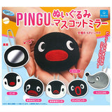 PINGU Plush Mascot Mirror [All 6 type set (Full Complete)]
