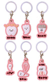 Oyashirazu Rubber Charm [All 6 type set (Full Complete)]